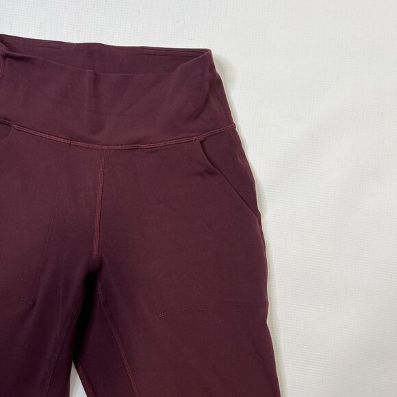 Lululemon Align High Rise Jogger Tights *Full Length 28" Size 2 Sold Out Garnet - Picture 14 of 16